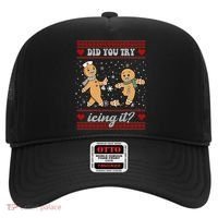 Did You Try Icing It Funny Christmas Gingerbread Cookie Hat thumb 0