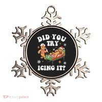 Did You Try Icing It Funny Nurse Christmas Gift Ornament thumb 0