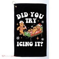 Did You Try Icing It Funny Nurse Christmas Gift Golf Towel thumb 0
