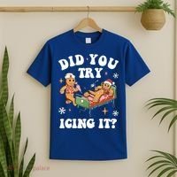 Did You Try Icing It Funny Nurse Christmas Gift T-Shirt thumb 2