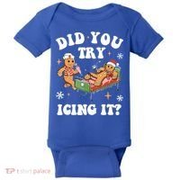 Did You Try Icing It Funny Nurse Christmas Gift Baby Bodysuit thumb 0