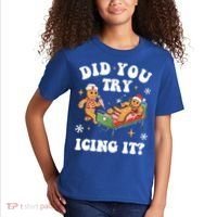 Did You Try Icing It Funny Nurse Christmas Gift Kids T-Shirt thumb 2