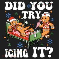 Did You Try Icing It Gift Golf Towel thumb 3