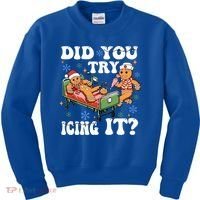 Did You Try Icing It Gift Kids Sweatshirt thumb 0