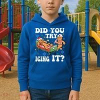 Did You Try Icing It Gift Kids Hoodie thumb 2