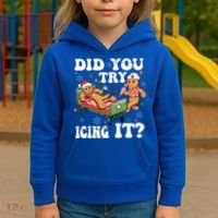 Did You Try Icing It Gift Kids Hoodie thumb 3