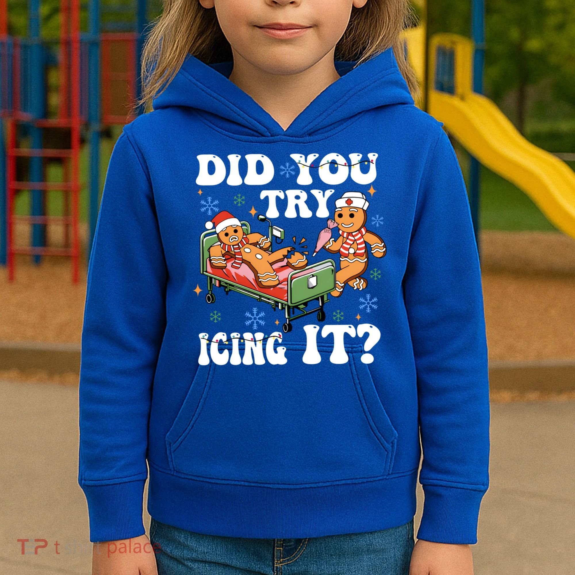 Did You Try Icing It Gift Kids Hoodie