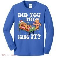 Did You Try Icing It Gift Kids Long Sleeve Shirt thumb 0