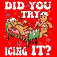 Did You Try Icing It Gift Santa Hat thumb 1