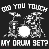 Did You Touch My Drum Set Funny Drummer Percussion Drums Hat thumb 2