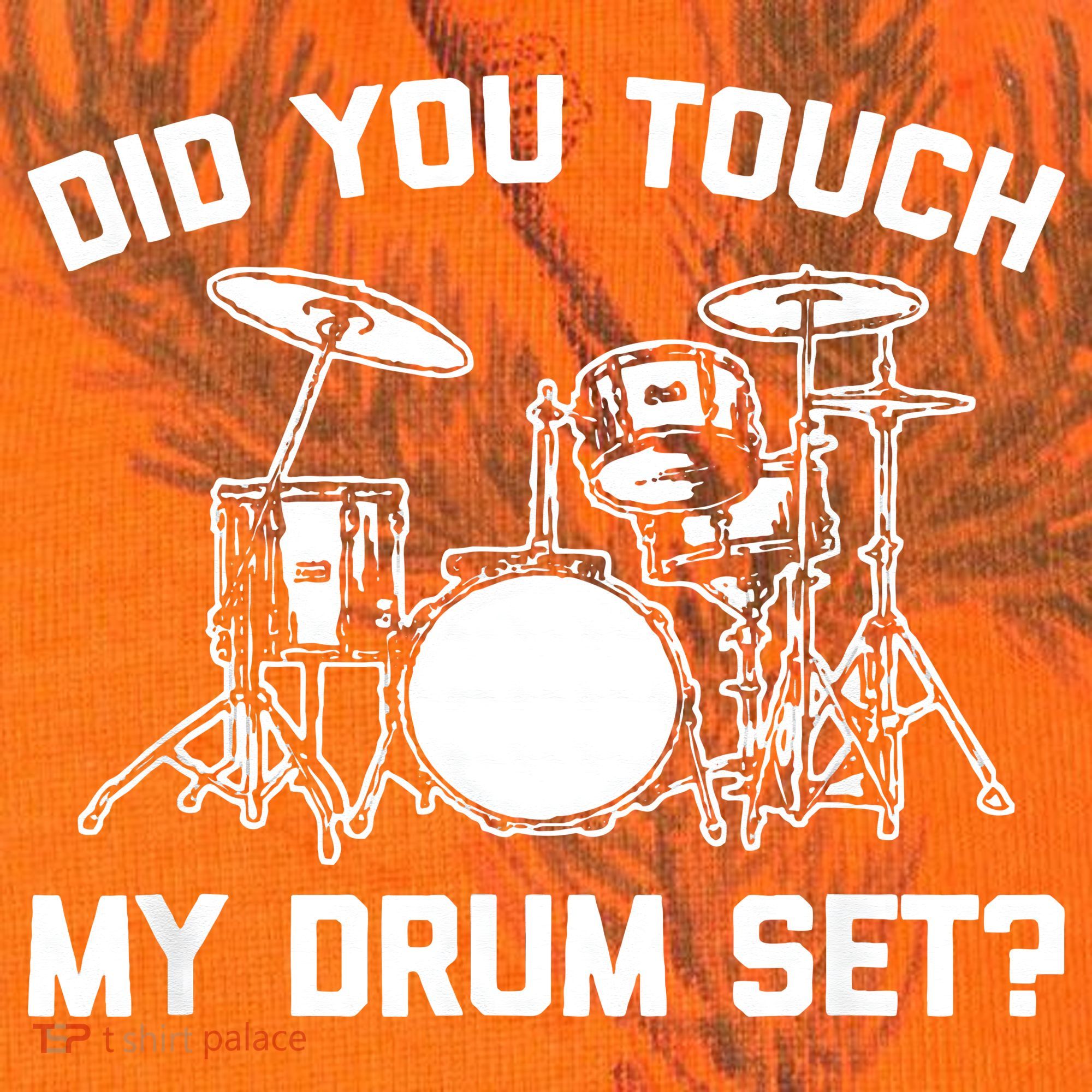 Did You Touch My Drum Set Funny Drummer Percussion Drums Kati Licensed 12" Camo Cuffed Beanie