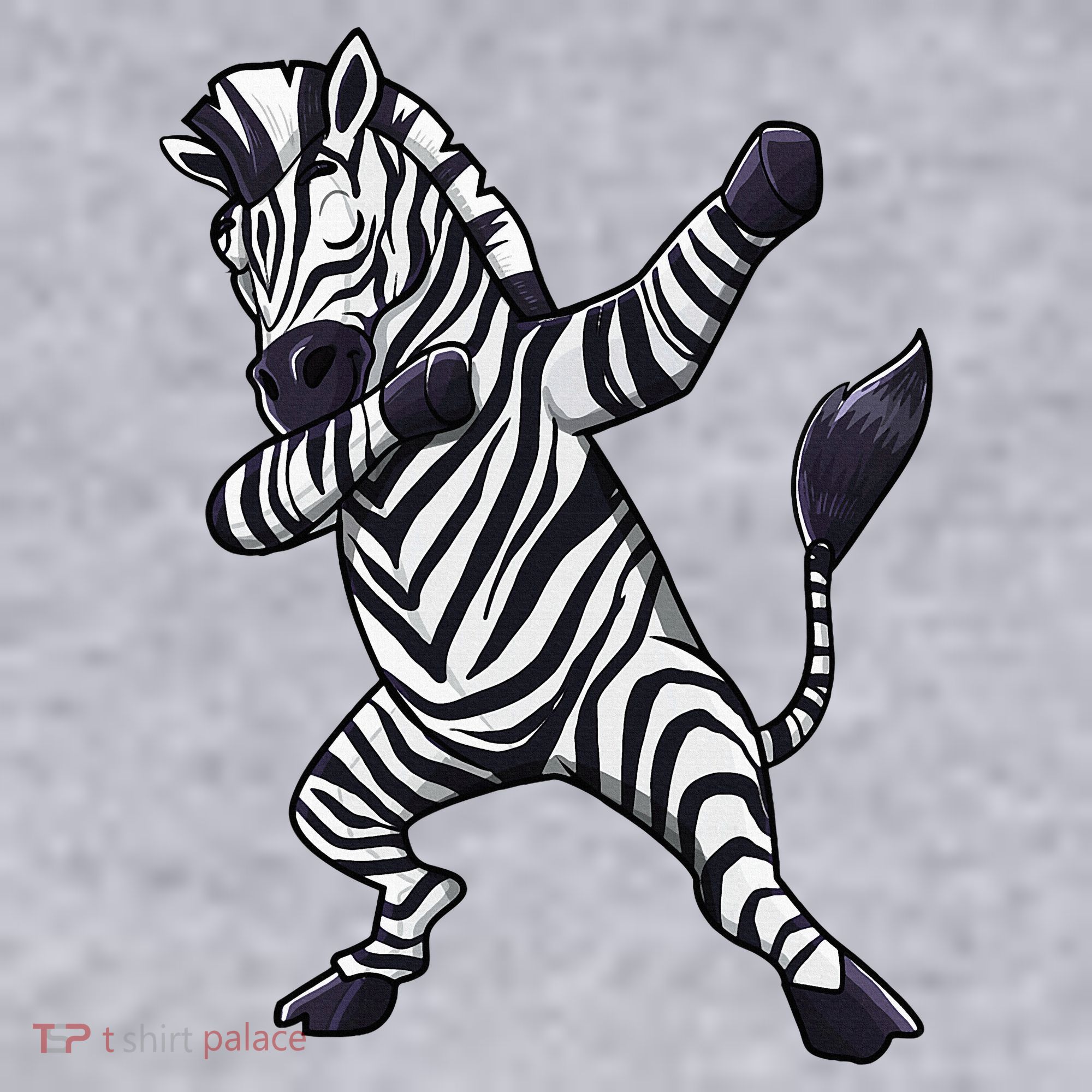 Dabbing Zebra African Zookeeper Animal Lover Women's Sweatshirt