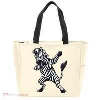 Dabbing Zebra African Zookeeper Animal Lover Tote Bag thumb 0