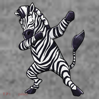 Dabbing Zebra African Zookeeper Animal Lover Toddler Hoodie thumb 2