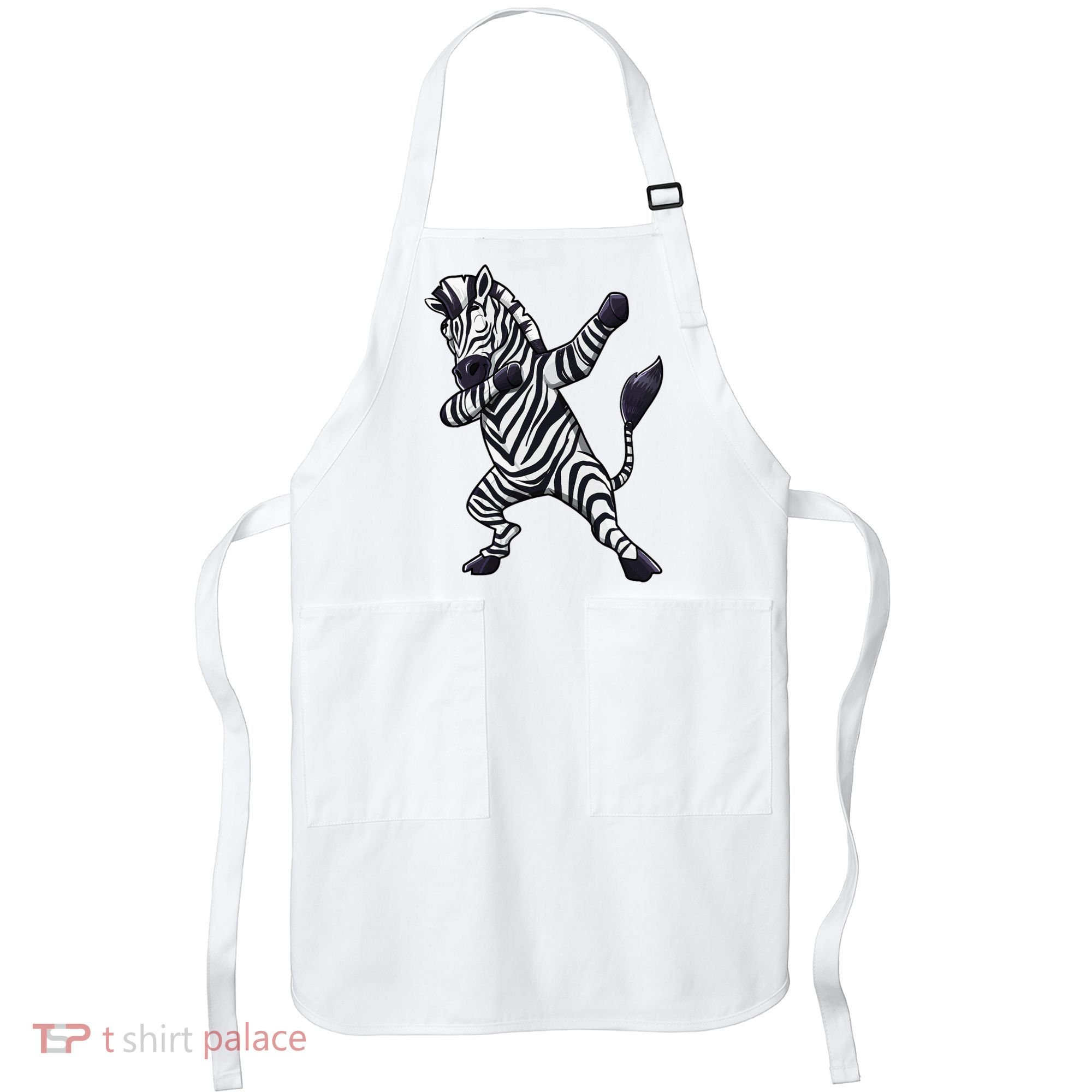 Dabbing Zebra African Zookeeper Animal Lover Apron