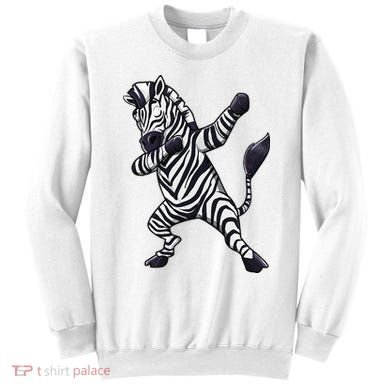 Dabbing Zebra African Zookeeper Animal Lover Sweatshirt