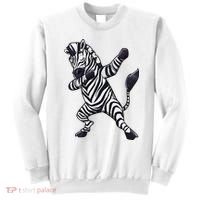 Dabbing Zebra African Zookeeper Animal Lover Sweatshirt thumb 0