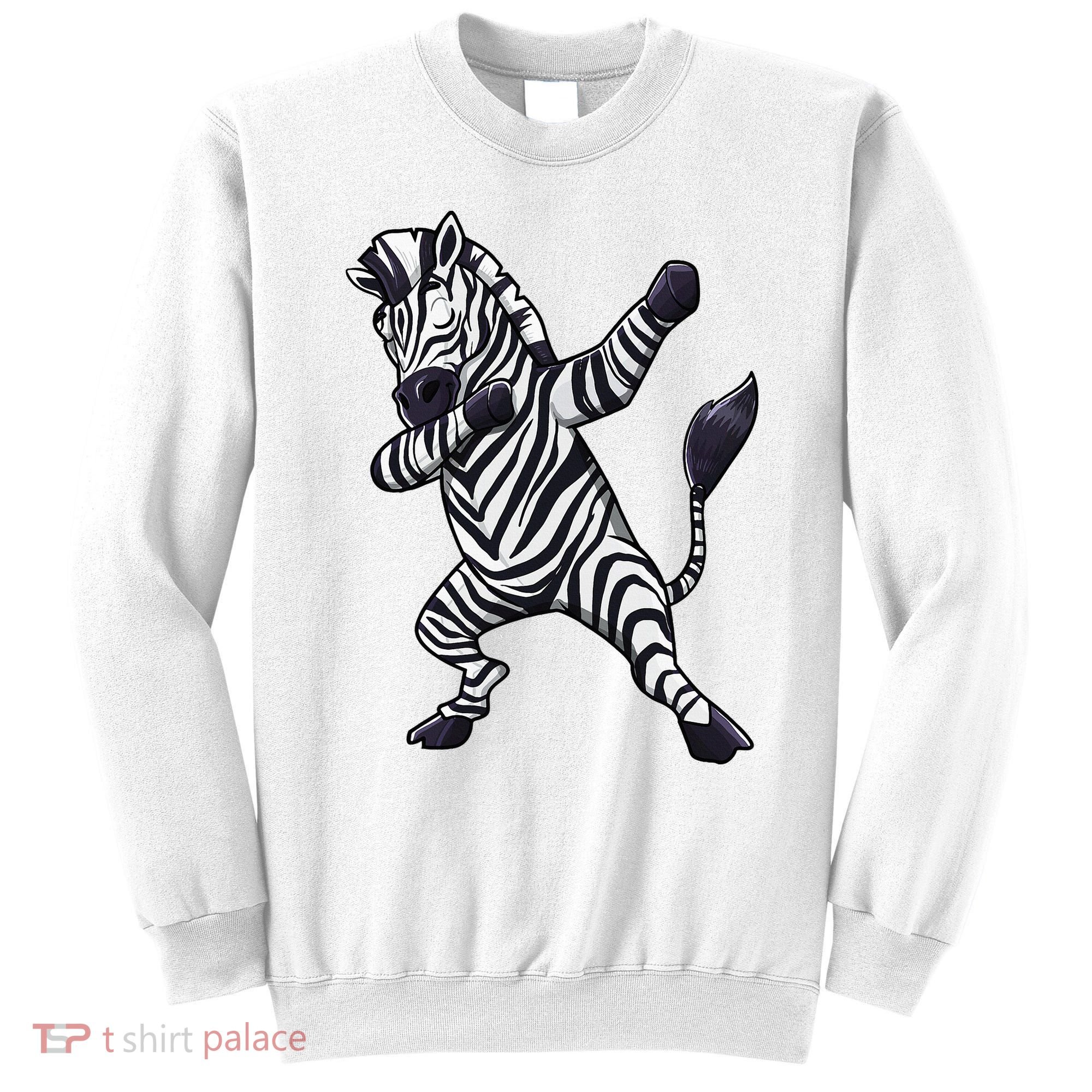 Dabbing Zebra African Zookeeper Animal Lover Sweatshirt