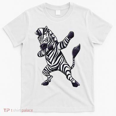 Dabbing Zebra African Zookeeper Animal Lover T-Shirt