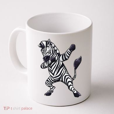 Dabbing Zebra African Zookeeper Animal Lover Coffee Mug