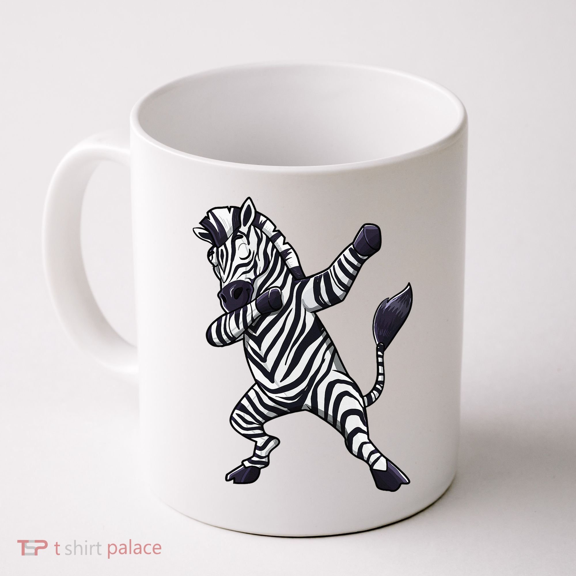 Dabbing Zebra African Zookeeper Animal Lover Coffee Mug