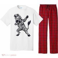 Dabbing Zebra African Zookeeper Animal Lover Pajama Set thumb 0