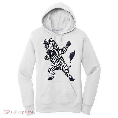 Dabbing Zebra African Zookeeper Animal Lover Women's Hoodie