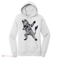Dabbing Zebra African Zookeeper Animal Lover Women's Hoodie thumb 0