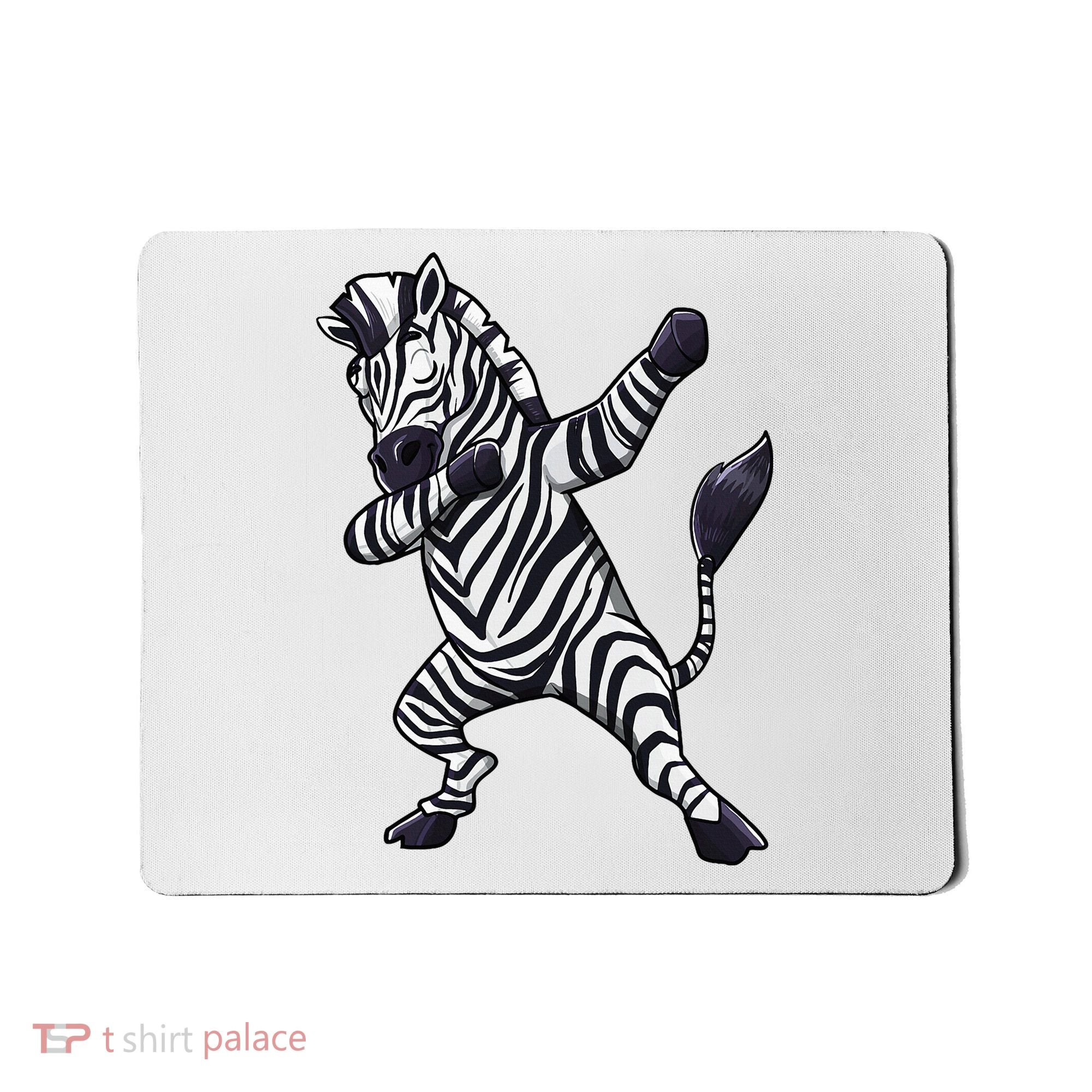 Dabbing Zebra African Zookeeper Animal Lover Mousepad