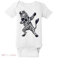 Dabbing Zebra African Zookeeper Animal Lover Baby Bodysuit thumb 0