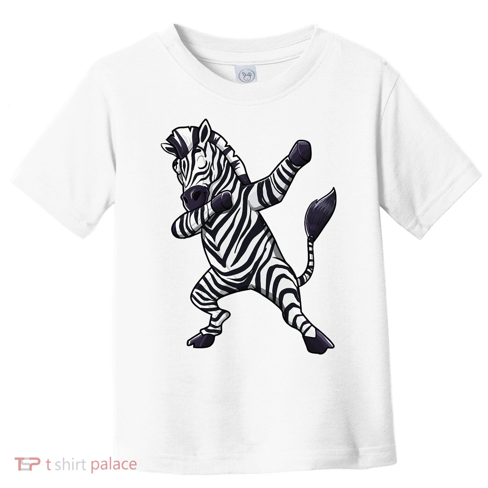 Dabbing Zebra African Zookeeper Animal Lover Toddler T-Shirt