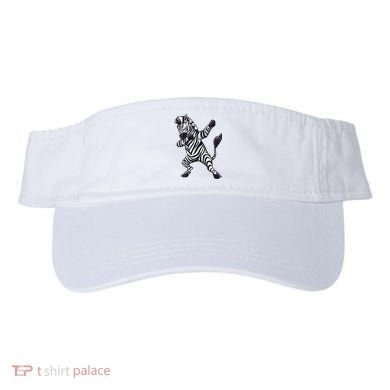 Dabbing Zebra African Zookeeper Animal Lover Visor