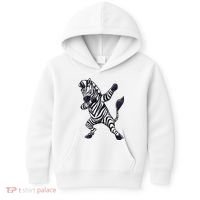 Dabbing Zebra African Zookeeper Animal Lover Kids Hoodie thumb 0