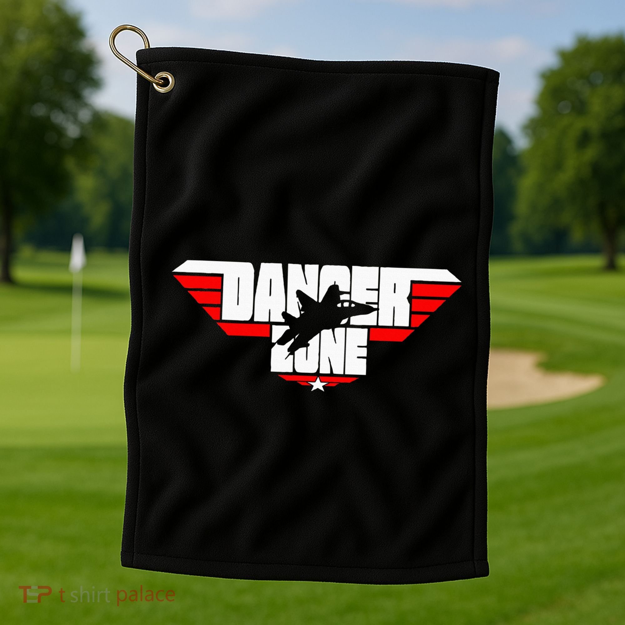 Danger Zone Golf Towel