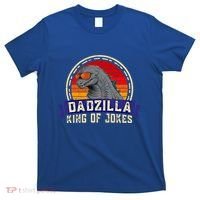 Dad Zilla King Of Jokes Vintage Retro For Fathers Day Gift T-Shirt thumb 0