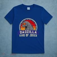 Dad Zilla King Of Jokes Vintage Retro For Fathers Day Gift T-Shirt thumb 5