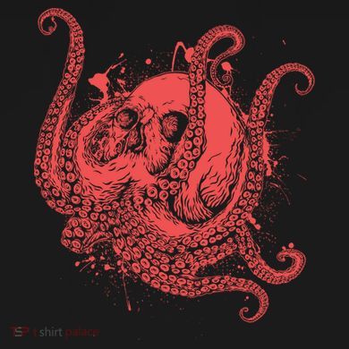 Deadly Zombie Octopus Skull Yupoong Adult 5-Panel Trucker Hat