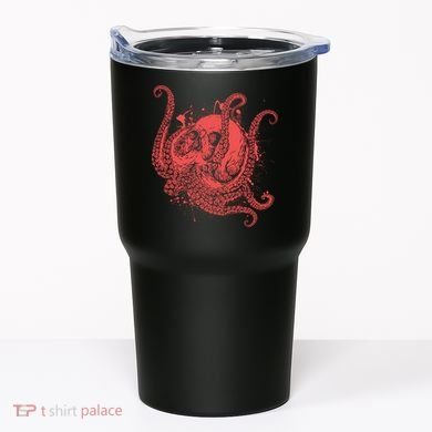 Deadly Zombie Octopus Skull Tumbler