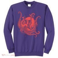 Deadly Zombie Octopus Skull Sweatshirt thumb 0