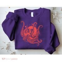 Deadly Zombie Octopus Skull Sweatshirt thumb 2