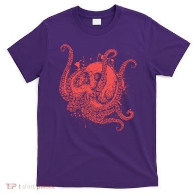 Deadly Zombie Octopus Skull T-Shirt