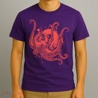 Deadly Zombie Octopus Skull T-Shirt thumb 3