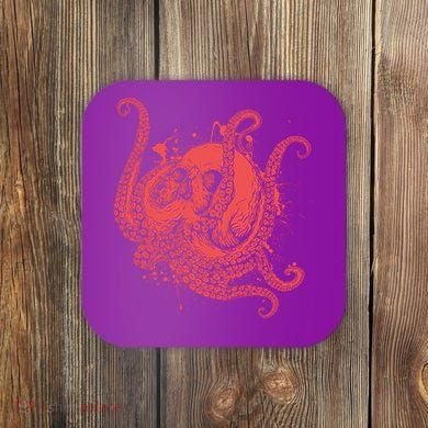 Deadly Zombie Octopus Skull Coaster