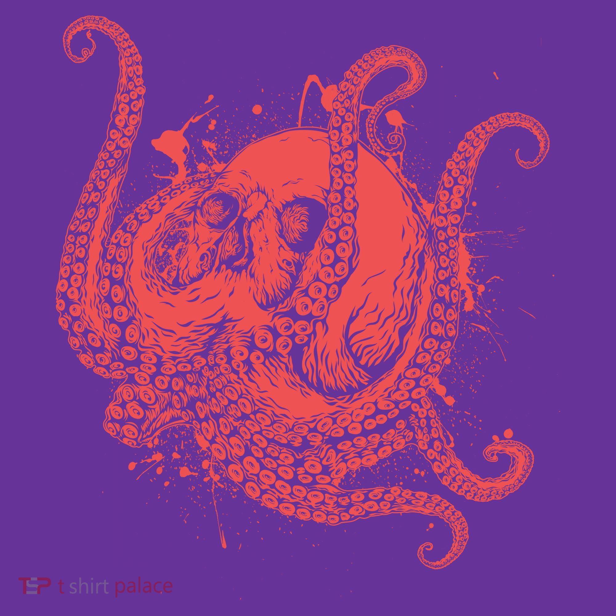 Deadly Zombie Octopus Skull Visor