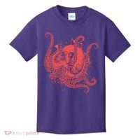 Deadly Zombie Octopus Skull Kids T-Shirt thumb 0
