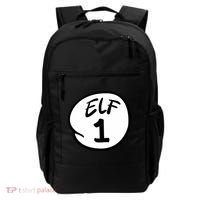 Elf 1 2 3 4 5 Custom Number Christmas Backpack thumb 0