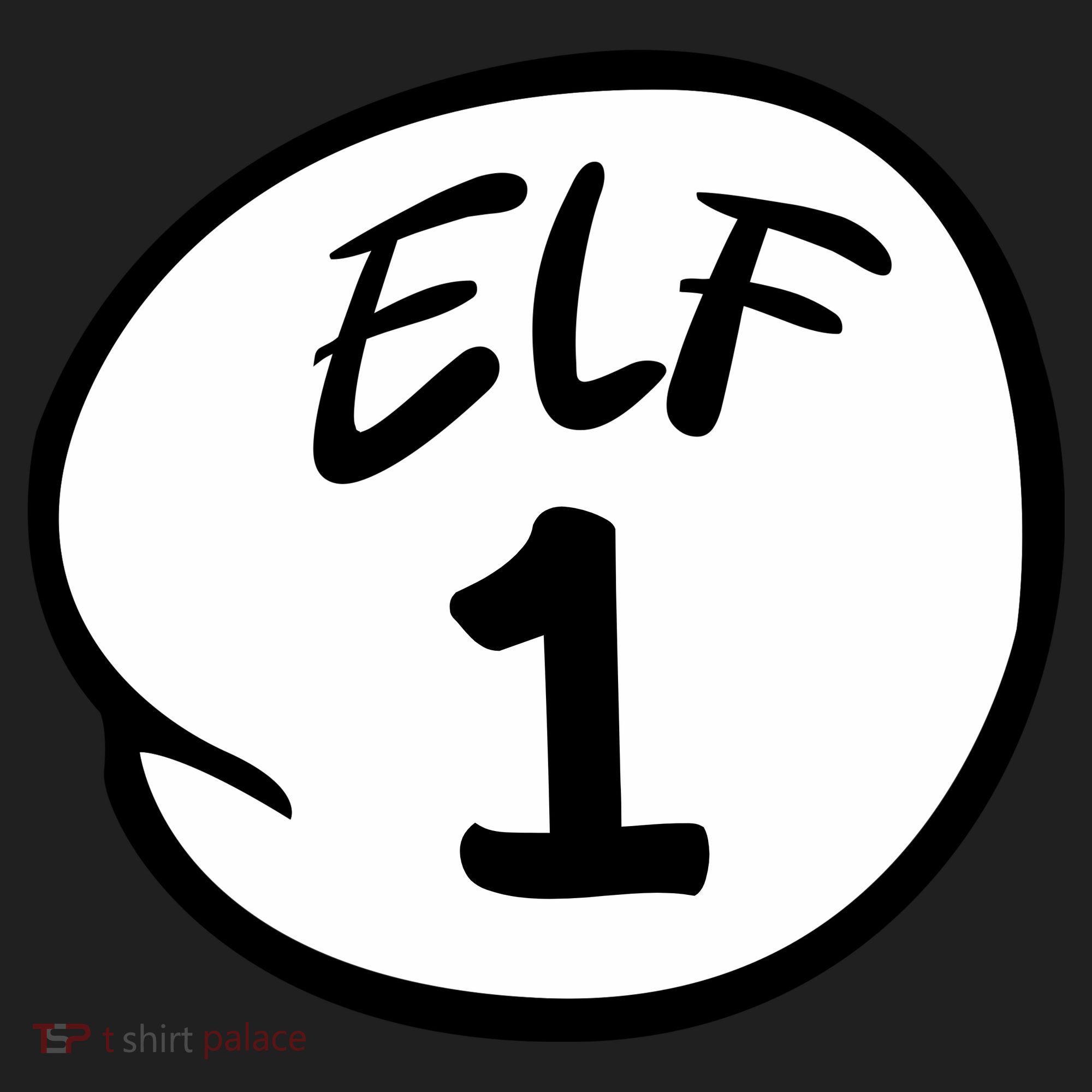 Elf 1 2 3 4 5 Custom Number Christmas Hat