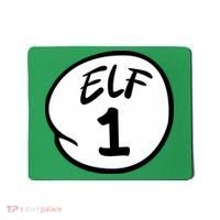 Elf 1 2 3 4 5 Custom Number Christmas Mousepad thumb 0