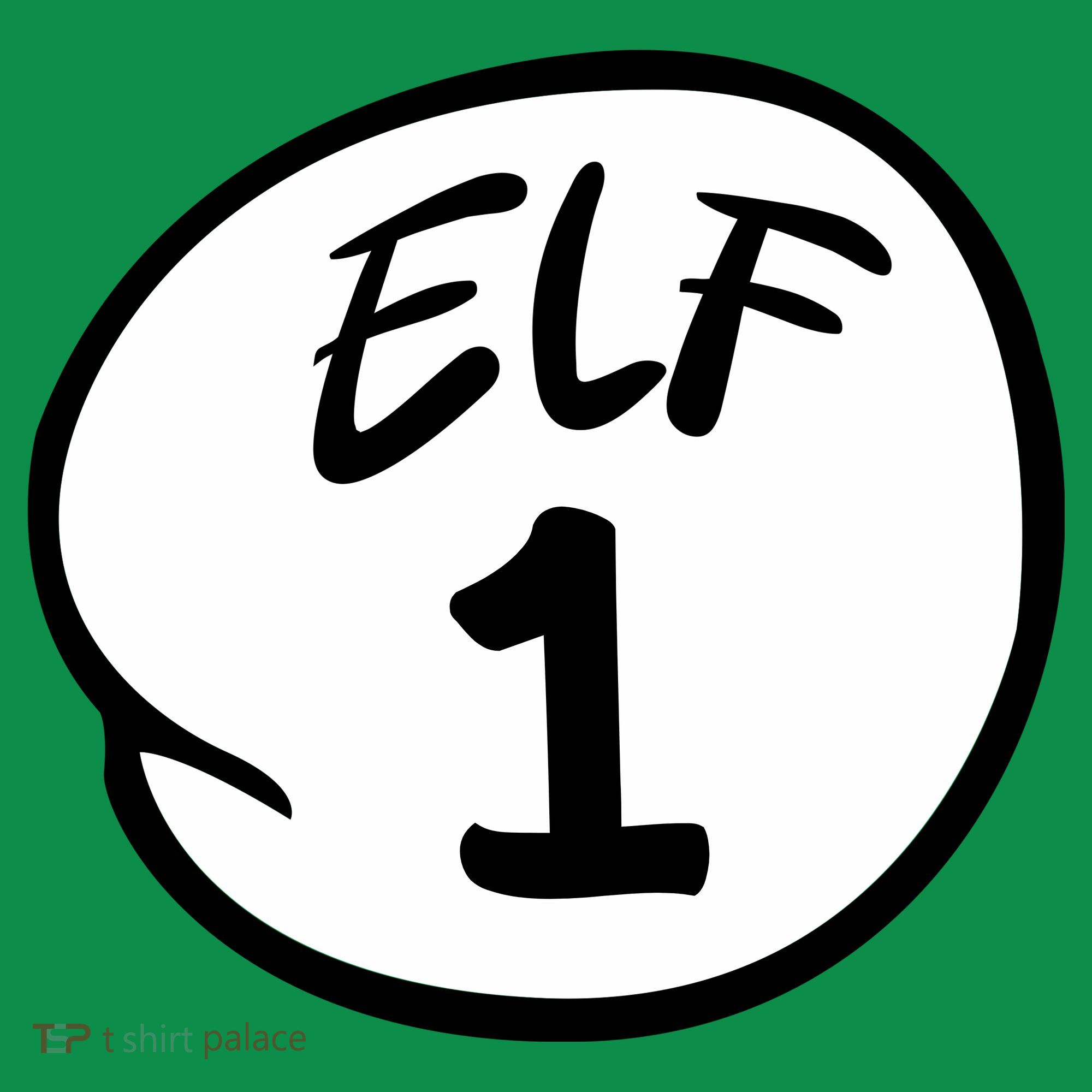 Elf 1 2 3 4 5 Custom Number Christmas Mousepad