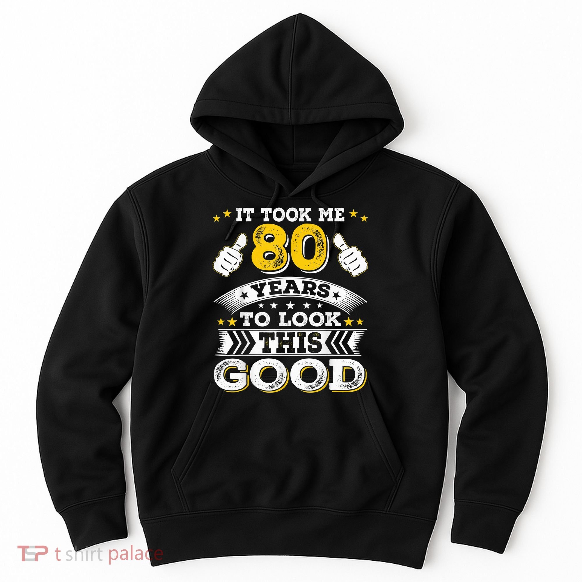 Eighty 1943 80th 80 Years Old birthday Idea For Dad Grandpa Hoodie